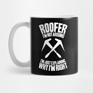 Roofer Roofing Slater Roof Tiler Thatcher Mug